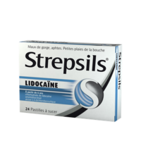 Strepsils Lidocaïne Pastilles Plq/24Amylmétacrésol ; Alcool Dichlorobenzylique ; Lidocaïne Chlorhydrate