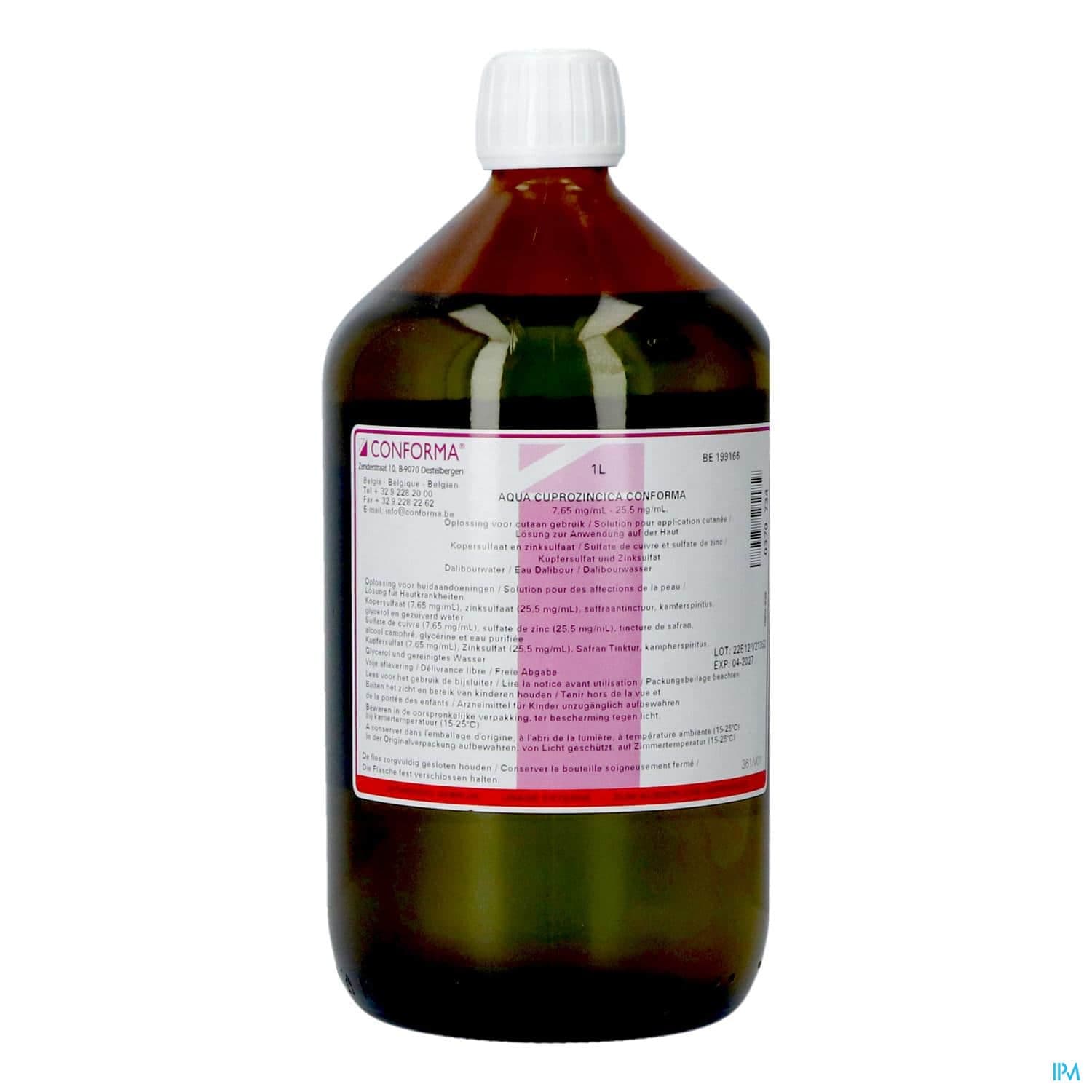 DALIBOUR FAIBLE EAU COOPER 1L