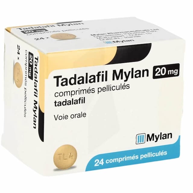 TADALAFIL 20MG MYLAN CPR 24