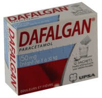 Dafalgan 150 Mg Poudre Effervescente pour Solution Buvable B/12Paracétamol - 12 Sachet(S) Papier Aluminium Polyéthylène de 606 Mg