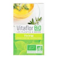 Vitaflor Bio Tisane Thym Confort Respiratoire 18 Sachets