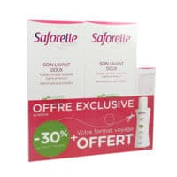 Saforelle Solution Soin Lavant Doux 2*500Ml+100Ml