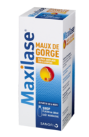Maxilase Alpha-Amylase 200 U Ceip/Ml Sirop Maux de Gorge Fl/200Mlalpha-Amylase - 1 Flacon(S) en Verre Jaune(Brun) de 200 Ml