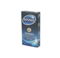 Manix Contact Préservatif Avec Réservoir Lubrifiés B/6