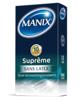 Manix Suprême Préservatif Lubrifié B/10