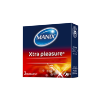 Manix Xtra Pleasure Préservatif Avec Réservoir Lubrifiés B/3
