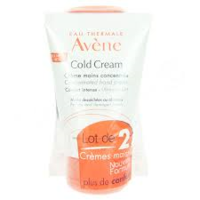 Cold Cream Crème Mains Concentré 50Ml Lot de Deux - Avène Eau Thermale