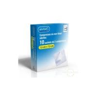 Alvita Compresses Stériles Non Tissé 7,5X7,5Cm 10 Sachets/2