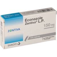 Econazole Zentiva Lp 150 Mg, Ovule à Libération Prolongéeeconazole - Plaquette(S) Thermoformée(S) Pvc Polyéthylène de 1 Ovule(S)