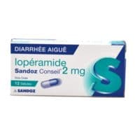 Loperamide Sandoz Conseil 2 Mg, Gélulelopéramide - Plaquette(S) Thermoformée(S) Polypropylène Aluminium de 12 Gélule(S)