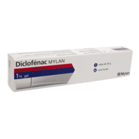 Diclofenac Mylan 1%, Geldiclofénac Diéthylamine Éq. Diclofénac Sodique - 1 Tube(S) Aluminium de 50 G