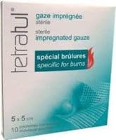 Tetratul Pansement Stérile Gras 10X10Cm B/10 - Tetra Médical