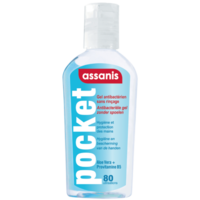 Assanis Pocket Gel Antibactérien Mains 80Ml