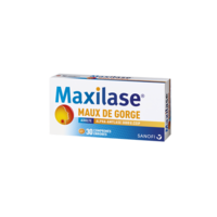 Maxilase Alpha-Amylase 3000 U Ceip Comprimés Enrobés Maux de Gorge B/30Alpha-Amylase - Plaquette(S) Thermoformée(S) Pvc Aluminium de 30 Comprimé(S)