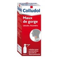 Colludol Solution pour Pulvérisation Buccale en Flacon Pressurisé Fl/30 Ml + Embout Buccalhexamidine Di-Isétionate ; Lidocaïne Chlorhydrate - Cooper