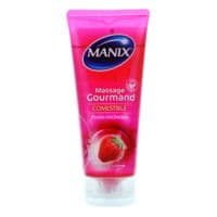 Manix Gel Comestible de Massage Fraise 200Ml