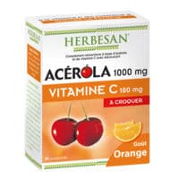 Herbesan Acérola 1000 Comprimés à Croquer Orange B/30