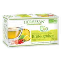 Herbesan Infusion Bio Tisane Brûle Graisses 20 Sachets