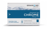 Granions de Chrome 200ΜG Solution Buvable 30 Ampoules/2Ml - Laboratoire Des Granions