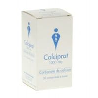 Calciprat 1000 Mg, Comprimé à Sucercalcium - 1 Flacon(S) Polyéthylène de 30 Comprimé(S)