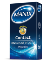 Manix Contact Préservatif Avec Réservoir Lubrifiés B/14