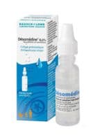 Desomedine 0,1 % Collyre Sol Fl/10Mlhexamidine Di-Iséthionate - 1 Flacon(S) Polyéthylène de 10 Ml