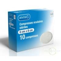 Alvita Compresses Stériles Oculaires B/10