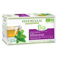 Herbesan Infusion Bio Tisane Minceur 20 Sachets