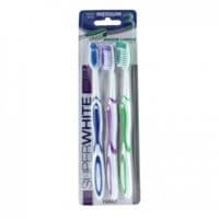 Superwhite Brosse A Dent Lot de 3 Medium