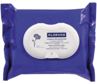 Klorane Soins Des Yeux Au Bleuet Lingette Démaquillante Biodégradable 2*Packs/25