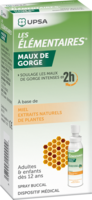 Les Elementaires Solution Buccale Maux de Gorge Adulte 30Ml - Upsa