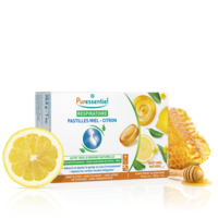 Puressentiel Respiratoire Pastilles Respiratoire Gorge Miel-Citron - 18 Pastilles