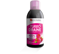 Turbodraine Solution Buvable Framboise 2*500Ml - Forte Pharma