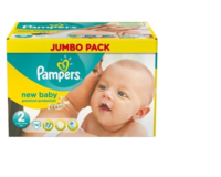Pampers New Baby T2 Jumbo Pack 70 Couches Avec Indicatuer D'Urine - 3 à 6 Kg - Nouveau-Né