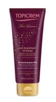 Topicrem Soins Glamours Lait Scintillant 3D Corps, Tube 200 Ml
