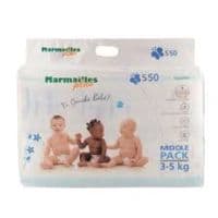 Marmailles - Couches Bébé Taille S (3-5Kg) 50 Couches