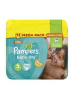 Pampers Baby Dry T5 - 11-23Kg Megapack