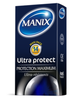 Manix Ultra Protect Préservatif Lubrifié Avec Réservoir B/14