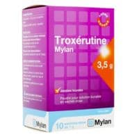 Troxerutine Mylan 3,5 G, Poudre pour Solution Buvable en Sachet-Dose.Troxérutine - Biogaran