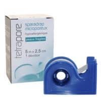 Tetrapore Sparadrap Microporeux 2,5Cmx5M - Tetra Médical