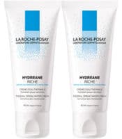 Hydreane Riche Crème Hydratante Peau Sèche à Très Sèche 2*40Ml - la Roche Posay