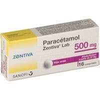 Paracetamol Zentiva Lab 500 Mg, Compriméparacétamol