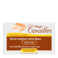 Rogé Cavailles Savon Surgras Extra Doux Lait et Miel 150G - Rogé Cavaillès