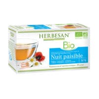 Herbesan Infusion Bio Tisane Relaxation Détente 20 Sachets