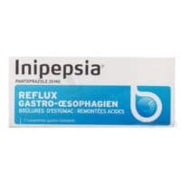 Inipepsia 20 Mg Comprimés Gastro-Résistant Plq/7Pantoprazole - Plaquette(S) Aluminium de 7 Comprimé(S)