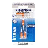 Inava Brossettes 3 Recharges Orange (1Mm)