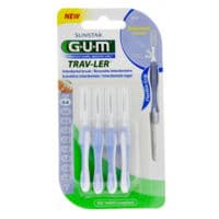 Gum Trav - Ler, 0,6 Mm, Manche Lavande , Blister 4 - Gum Sunstar France