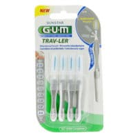 Gum Trav - Ler, 2 Mm, Manche Gris , Blister 4 - Gum Sunstar France
