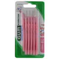 Gum Bi - Direction, 1,2 Mm, Manche Rose , Blister 6 - Gum Sunstar France