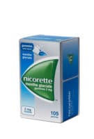 Nicorette 2 Mg Gom à Mâcher Médic Sans Sucre Menthe Glaciale Plq/105Nicotine